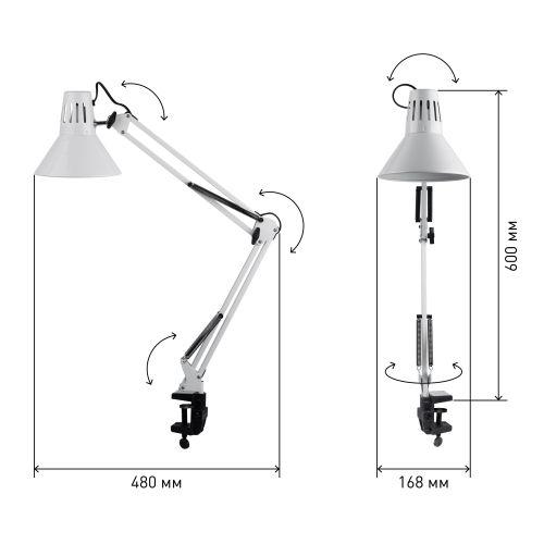 Светильник настол. N-121-E27-40W-W бел. ЭРА C0041455