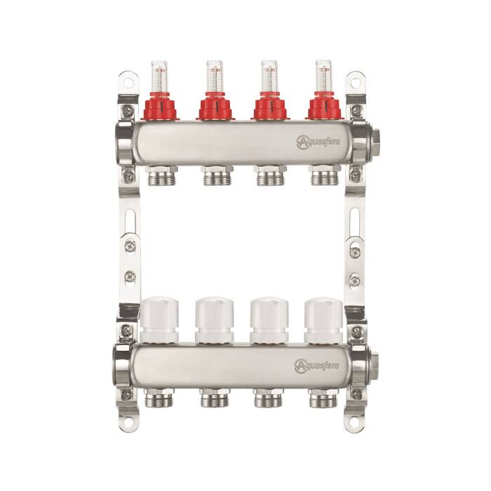 Группа коллект нерж расход 1" м/м 5в 3/4" ЕК н/р Aquasfera 9503-04