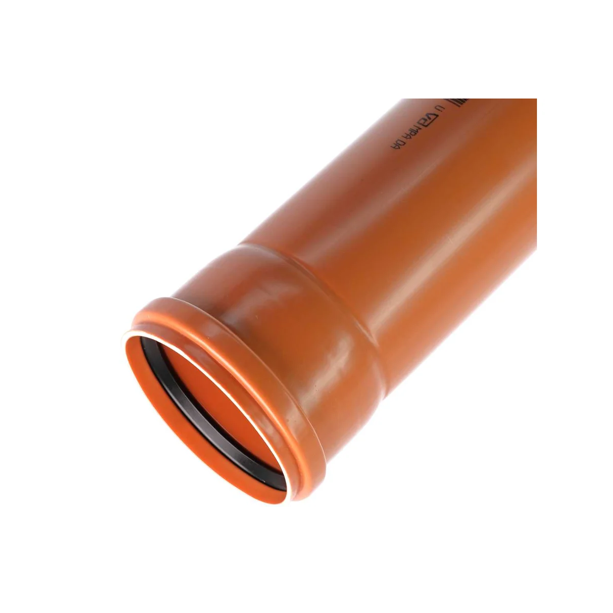 Труба НПВХ кор б/н Дн110х3,2 L=2,0м в/к SN4 KGEM Ostendorf 220020