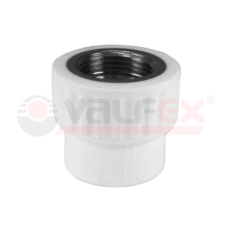 Муфта PP-R бел комб Дн20х1/2" ВР VALFEX 10129020