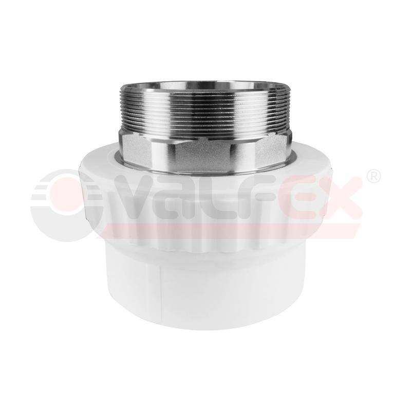 Муфта PP-R бел комб п/ключ Дн32х1" НР VALFEX 10135032