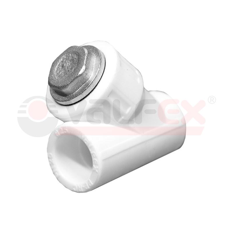 Фильтр PP-R бел сетчатый Дн25х45гр VALFEX 10141025