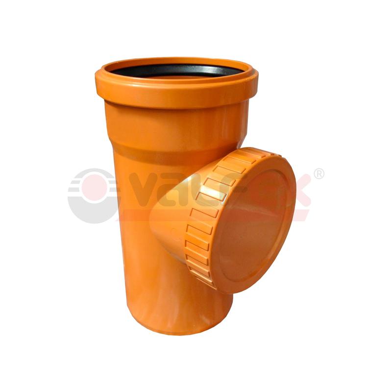 Ревизия PP-B кор б/н Дн110 с крышкой в/к VALFEX 30103110