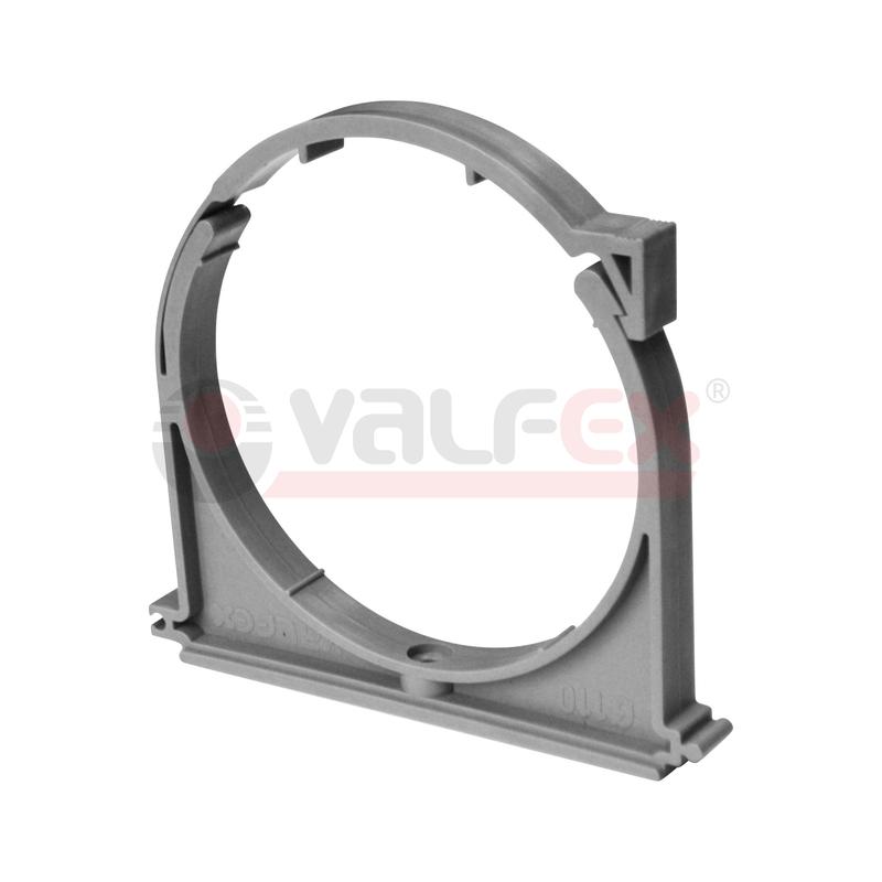 Хомут пластик Дн110 с защелкой б/к VALFEX 20107110