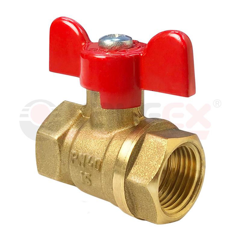 Кран шар лат 11Б27фт1М Ду32 Ру40 м/м полн баб VALFEX VF.217.LB1.114