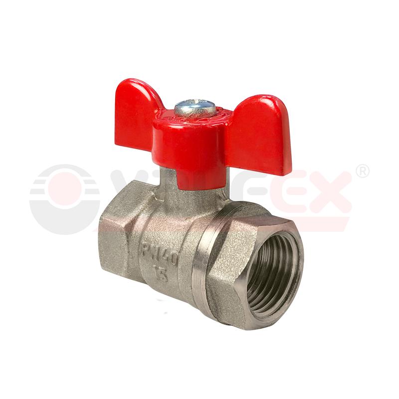 Кран шар лат 11Б27фт1М нк Ду32 Ру40 м/м полн баб VALFEX VF.217.NB1.114