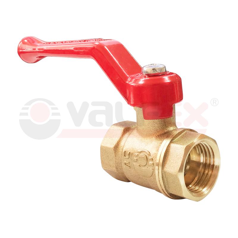 Кран шар лат 11Б27фт1М OPTI Ду20 Ру25 м/м полн рыч VALFEX VF.214.L0R1.034