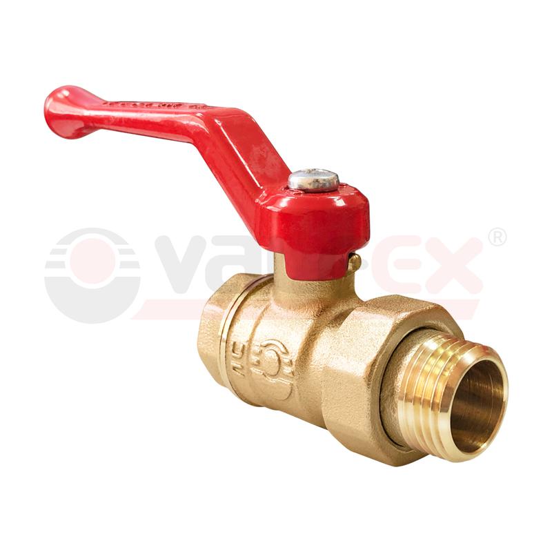 Кран шар лат 11Б27фт1М OPTI Ду20 Ру25 м/амер полн рыч VALFEX VF.225.L0R1.034