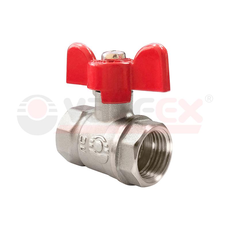 Кран шар лат 11Б27фт1М OPTI нк Ду20 Ру25 м/м полн баб VALFEX VF.217.NLB1.034