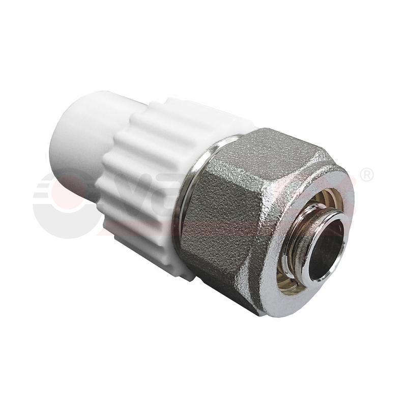 Ниппель PP-R бел комб Дн20х16 нр пайка/обж PE-X/RT VALFEX 10142016
