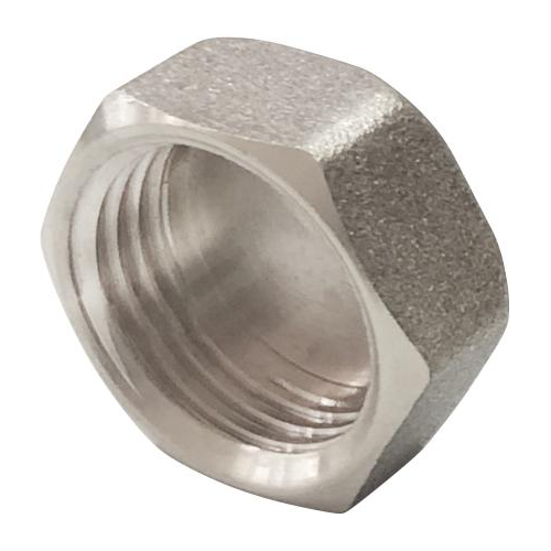 Заглушка лат Ду40 ВР никель VALFEX VF.590.N.112