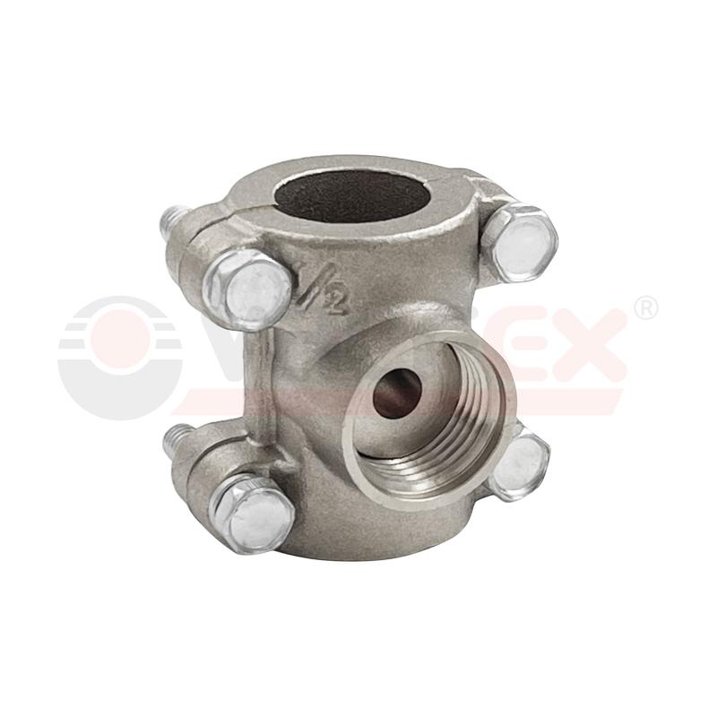 Обойма-тройник лат ремонт Ду20х15х20 м/м никель VALFEX VF.755.N.034.012.034