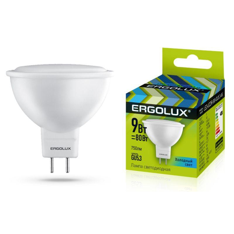 Ergolux LED-JCDR-9W-GU5.3-4K (Эл.лампа светодиодная JCDR 9Вт GU5.3 4500K 180-240В)