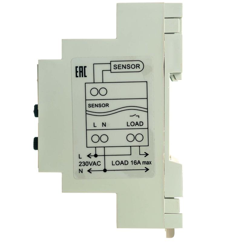 Термостат механический 16А для систем антиобледенения на DIN-рейку EXTHERM Th-roof