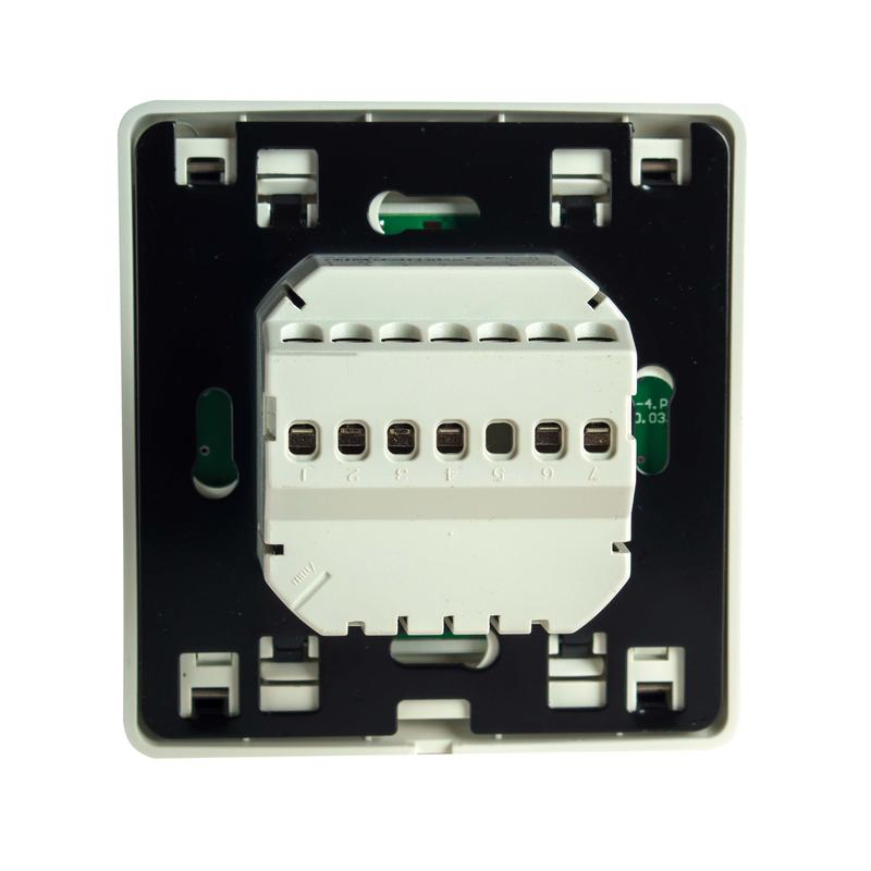 Термостат программируемый ST-16 (HW-500; RTC 51.716; R51XT; ETT-1) 3.6кВт 16А для теплых полов датчик пола; датчик воздуха бел. EXTHERM ST16