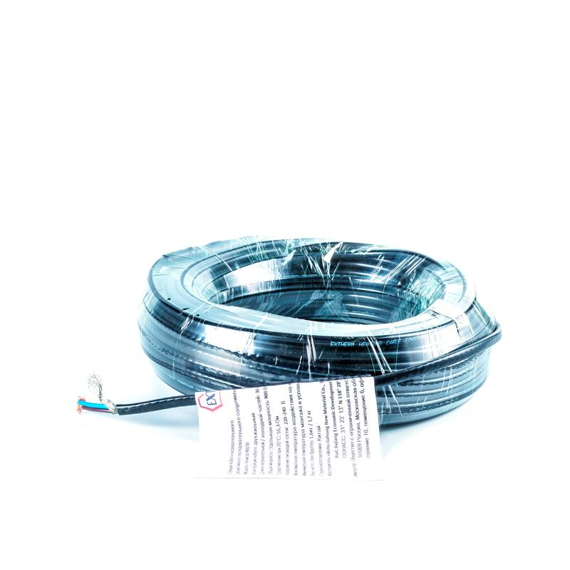 Секция двужильного резистивного нагревательного кабеля Snow/2p 30 Вт/м, 1710 Вт, ПВХ (Extherm SNOW/2p 1710/30) (Extherm SNOW/2p 1710/30)