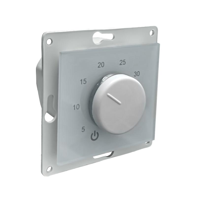 Термостат механический Th-HF-E-W 16А 3.6кВт для теплых полов датчик пола с возможн. установкой в рамку Legrand Etika бел. EXTHERM Th-HF-E-W