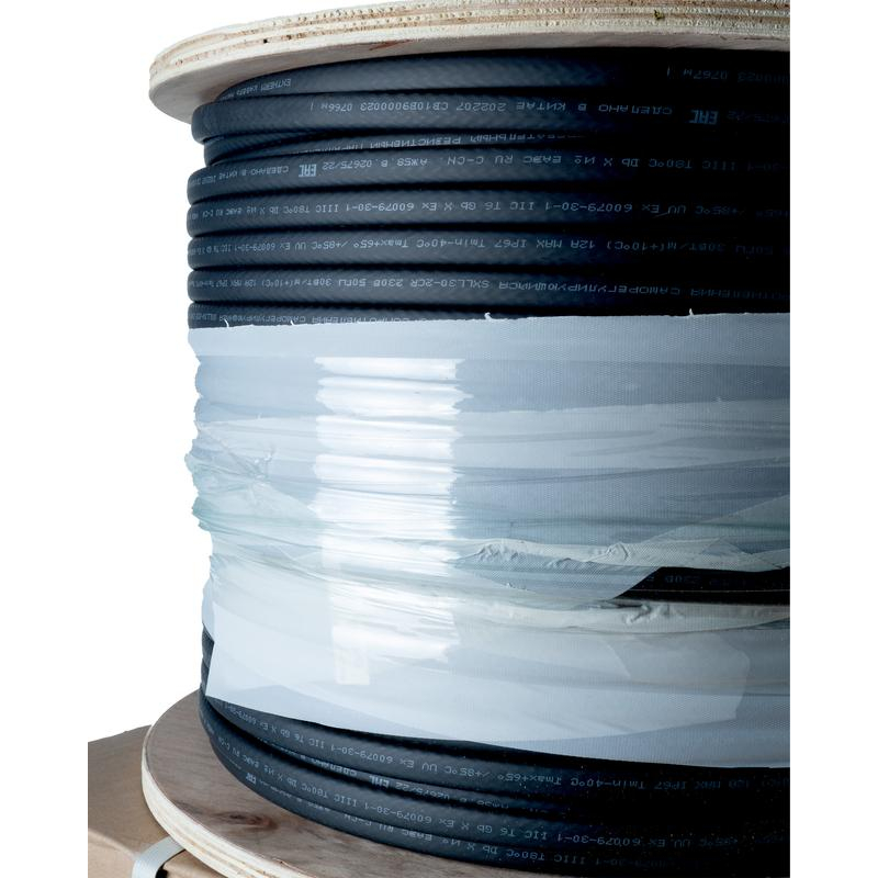 Кабель нагрев. саморег. 30Вт/м с экраном 220В сертификат Ex 16AWG (термопласт) Extherm SXLL30-2CR