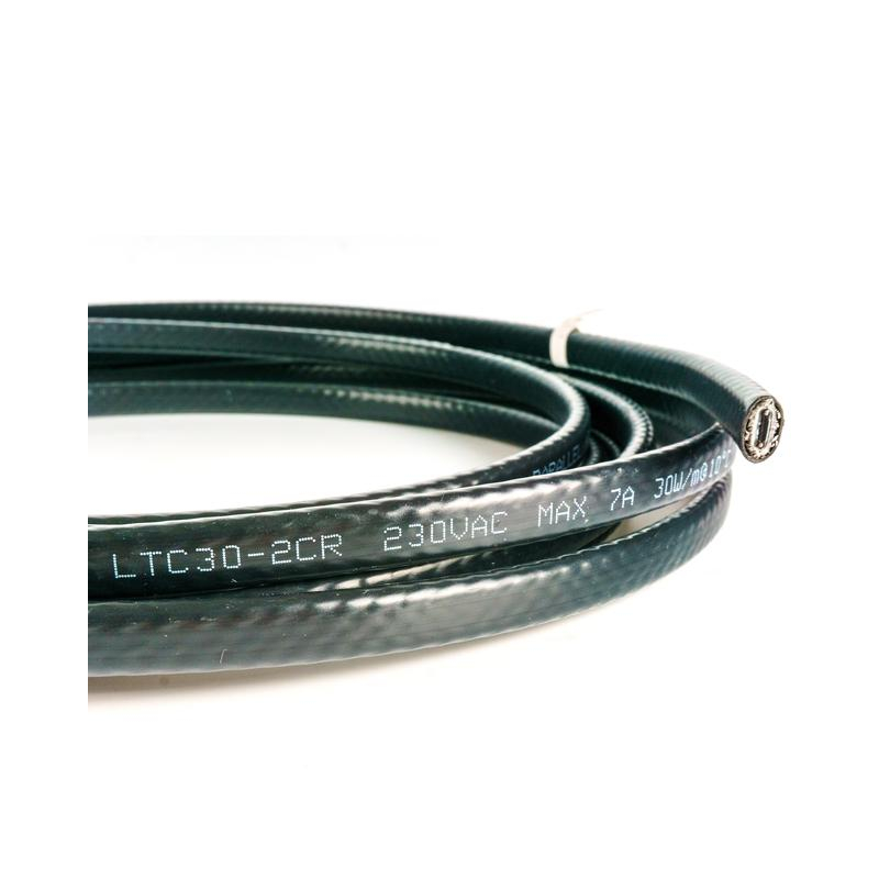 Кабель нагрев. саморег. 30Вт/м с экраном 220В (термопласт) Extherm LXTC30-2CR