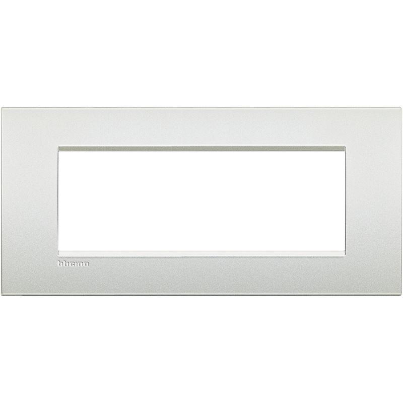 Рамка 7мод. Air LivingLight жемчуж./бел. Leg BTC LNC4807PR