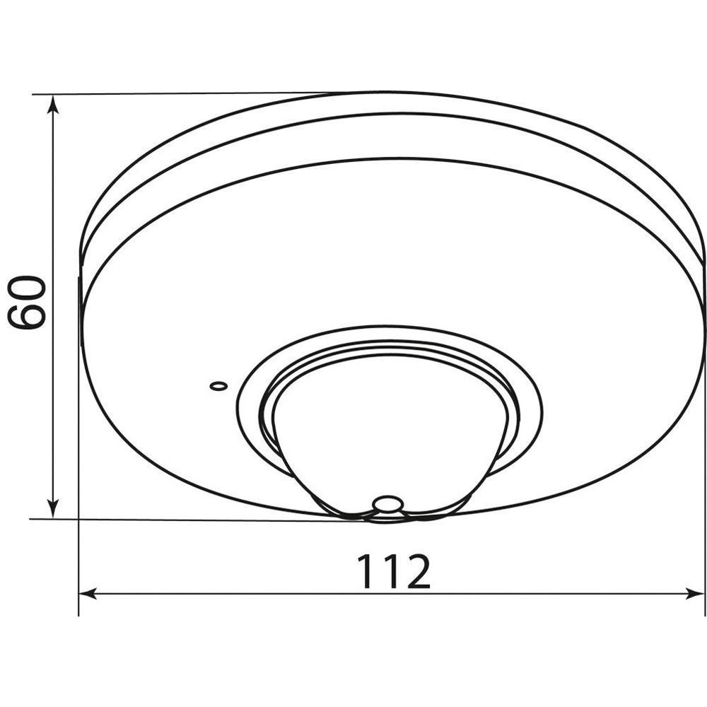 Датчик движения 1200W 6m  120°(гориз.) 360°(верт.) белый SEN5/LX20B