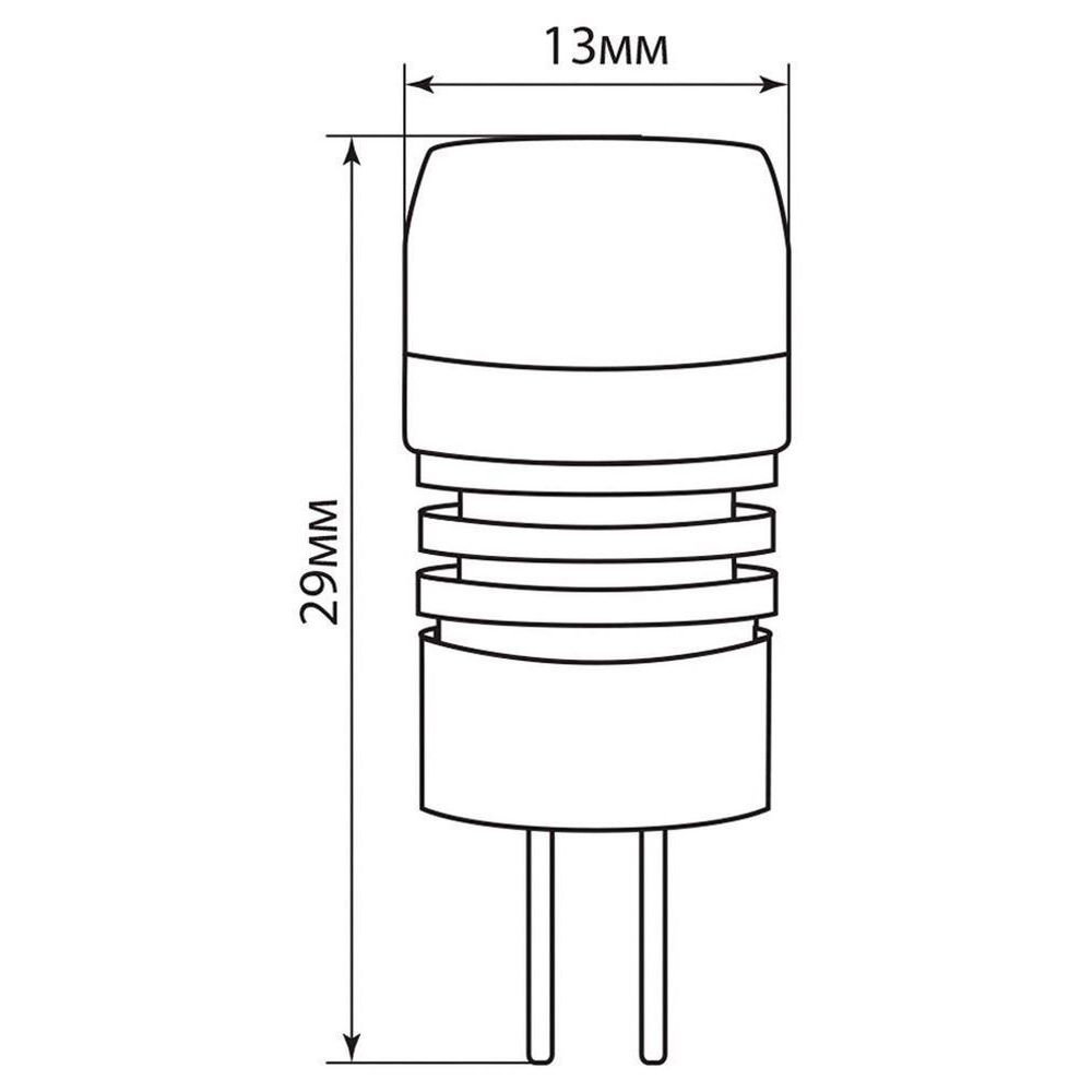 Лампа светодиодная Feron LB-413 G4 2W 6000K