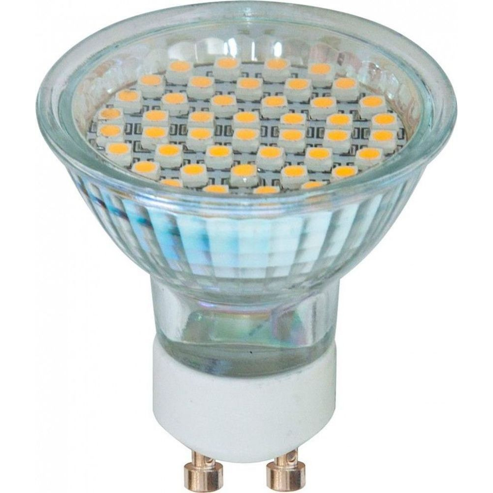 Лампа светодиодная, 44LED(3W) 230V GU10 6400K 44*50mm, LB-24