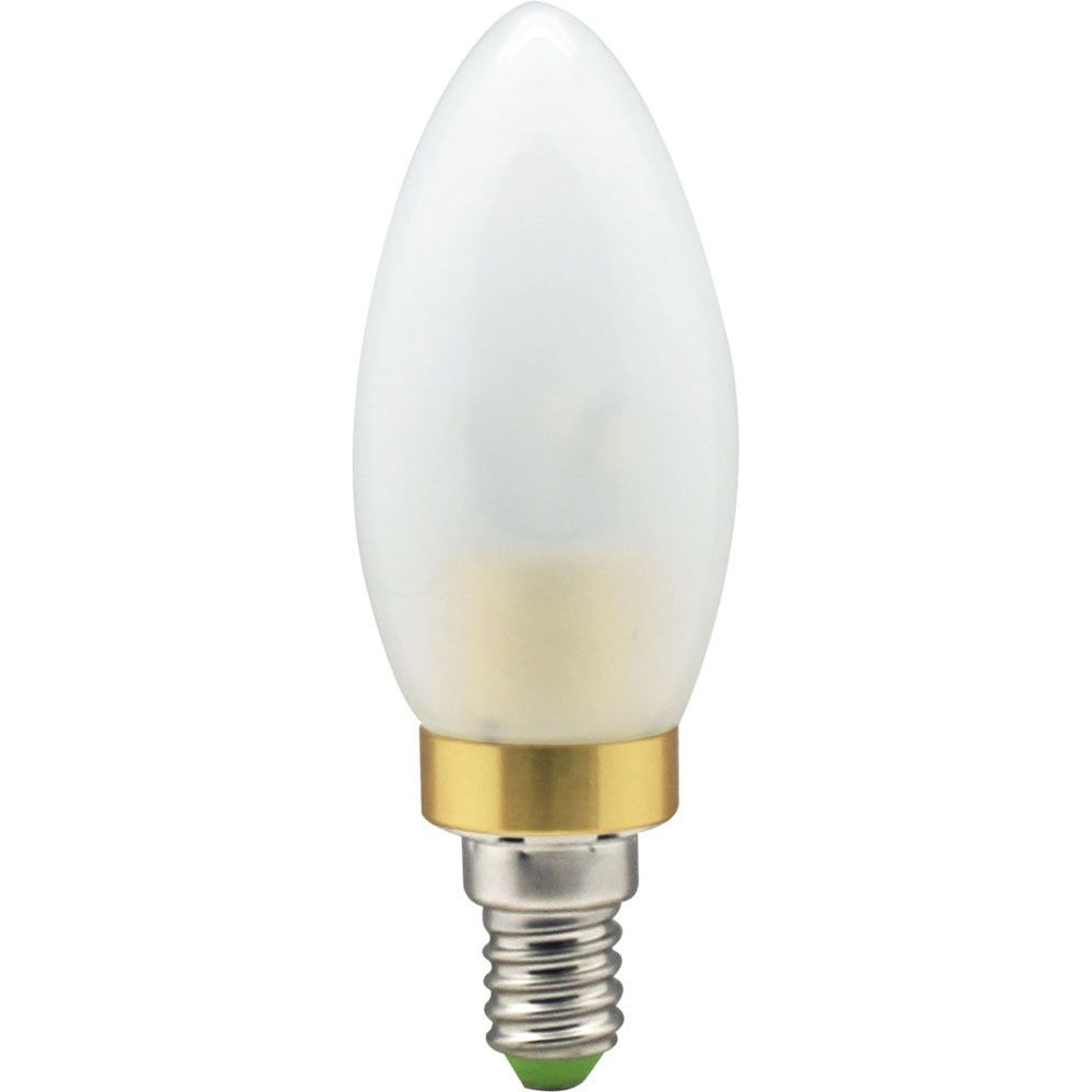 Лампа светодиодная, 6LED(3.5W) 230V E14 2700K матовая золото, LB-70