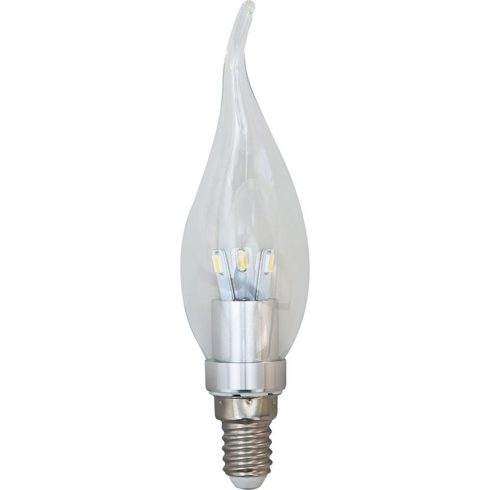 Лампа светодиодная, 12LED(4,5W) 230V E14 4000K, LB-71