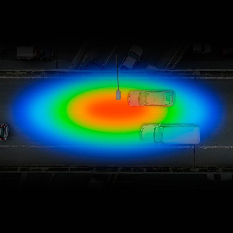 Светильник светодиодный Avenue 420х160х57 80Вт 5000К 8000лм IP65 190-250В уличный КСС "Ш" 1/10 Gauss 629534380