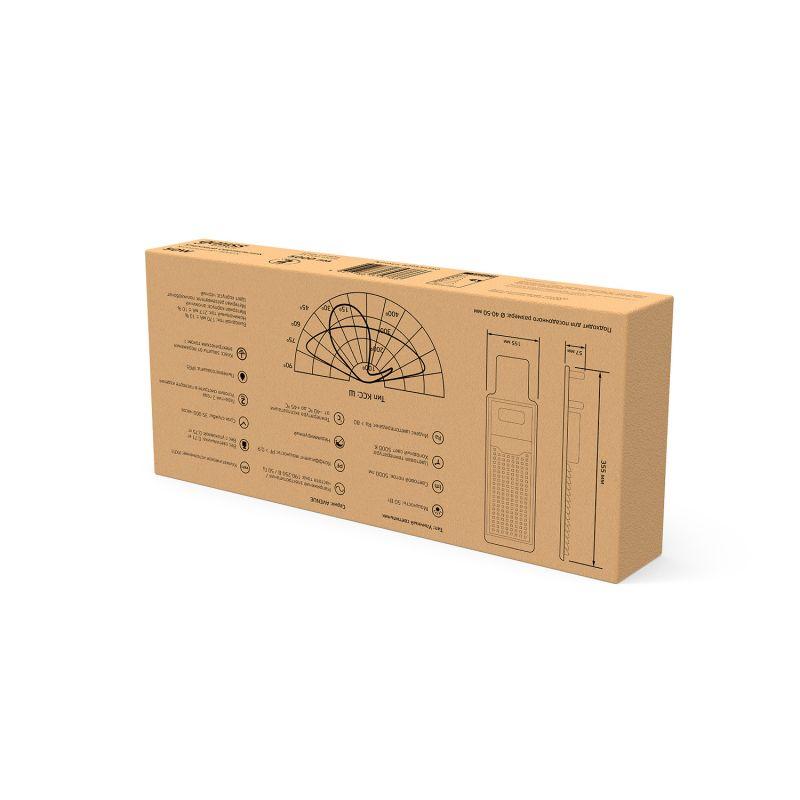 Светильник светодиодный Avenue 355х155х57 50Вт 5000К 5000лм IP65 190-250В уличный КСС "Ш" Gauss 629534350