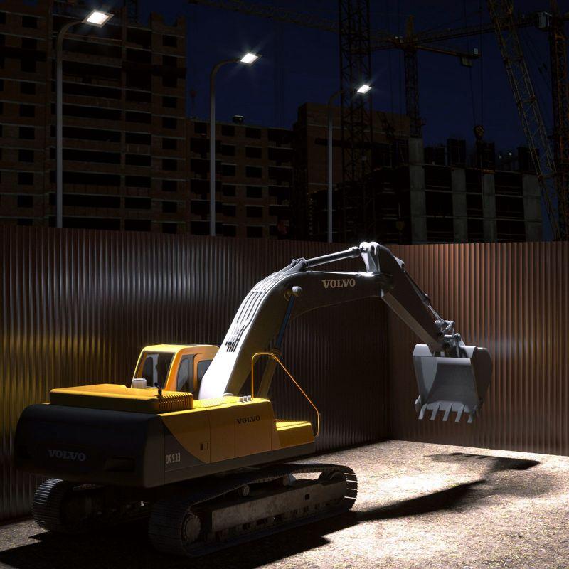 Прожектор светодиодный ДО-100 Вт 9475 Лм 4000К IP65 175-265 В черный LED Elementary Gauss (613100110)