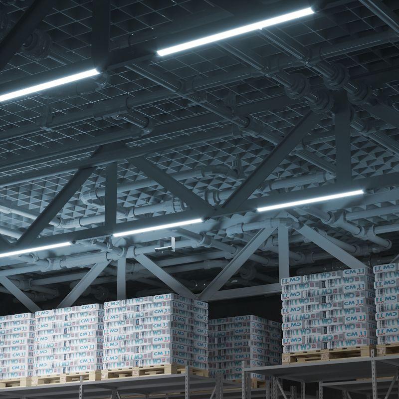 Светильник светодиодный ДПО-50 Вт 4550Лм 6500K IP20 1492х75х25 мм алюминий WLF-1 Gauss (144126350)