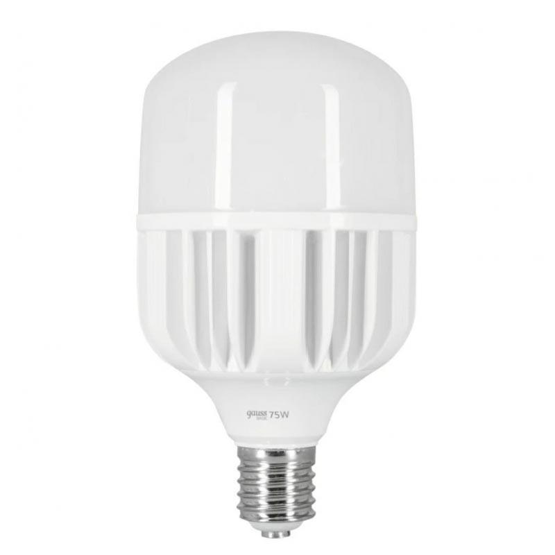 Лампа светодиодная LED 75 Вт 7130 Лм 6500К холодная E40 T140 Basic