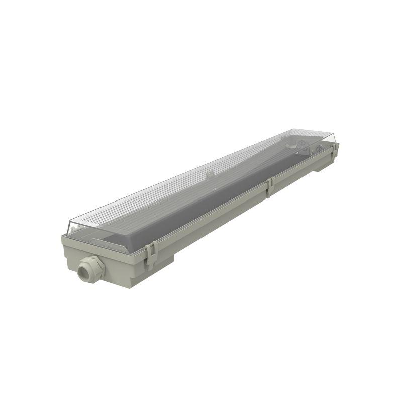 Светильник влагозащитный ДСП для светодиодных ламп СПП Т8 G13 2х600 мм 665х85х55 мм IP65 LITE Gauss (909437260)