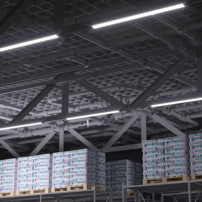 Светильник светодиодный ДПО-50 Вт 4500 Лм 6500К IP40 1492х76х25 мм сталь WLF-2 Gauss (844426350)