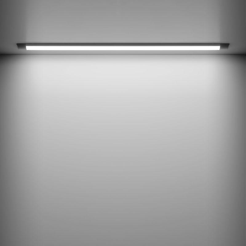 Светильник светодиодный ДПО 36 Вт 3200 Лм 4000К IP40 1200х76х24 мм сталь WLF-2 Gauss (844425236)