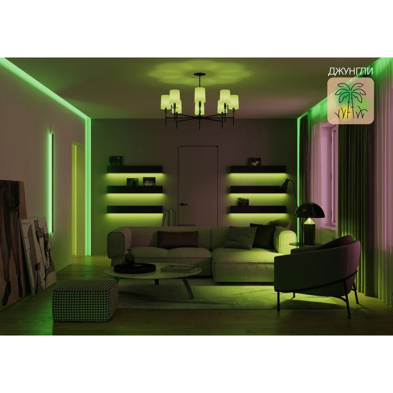 Лампа светодиодная умная LED 8.5 Вт 806 Лм 2700-6500К E27 A60 RGBW +изм.цвет.темп.+диммирование управление по Wi-Fi Smart Home Gauss (1170112)