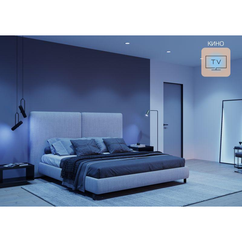 Лампа светодиодная умная LED 8.5 Вт 806 Лм 2700-6500К E27 A60 RGBW +изм.цвет.темп.+диммирование управление по Wi-Fi Smart Home Gauss (1170112)