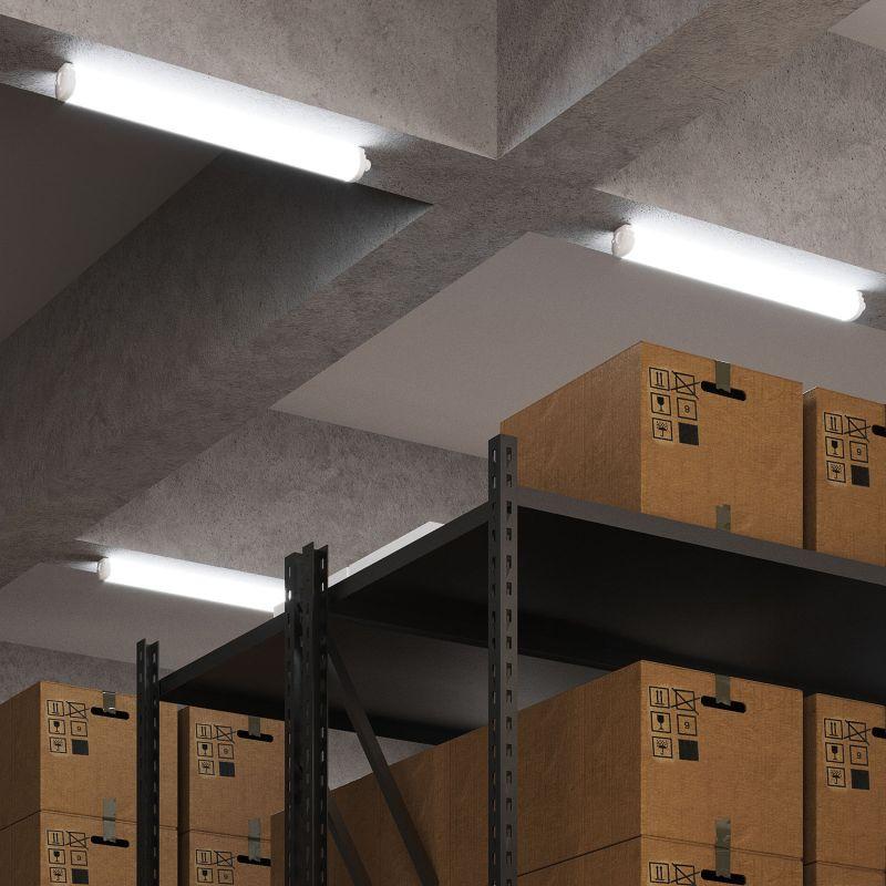 Светильник светодиодный ДСП-18 Вт 1720 Лм 6500K IP65 590х40х30 мм линейный матовый ULTRACOMPACT Gauss (143424318)