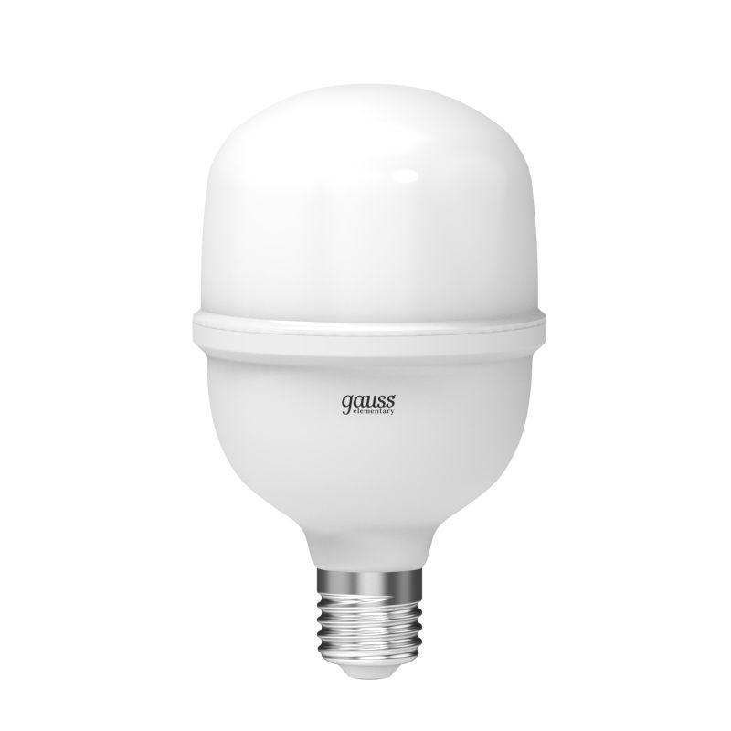 Лампа светодиодная LED 32 Вт T100 E27 2600 Лм 180-240 В 4000К Elementary Gauss (63223)