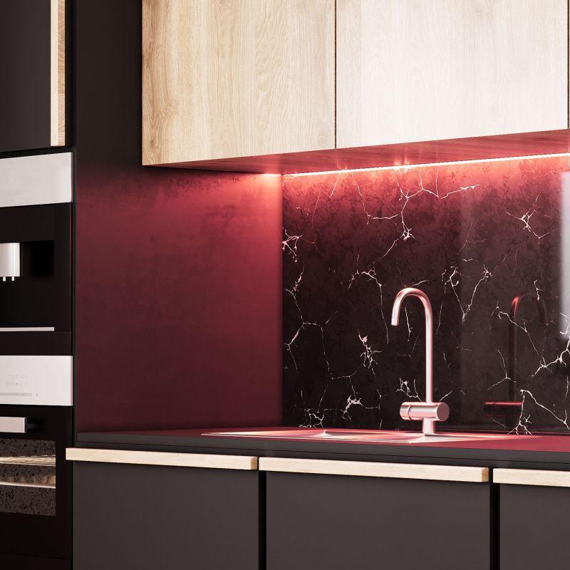 Лента светодиодная LEDх60/м 5м 4.8w/м 12в.IP66 красный Elementary Gauss (356000705)