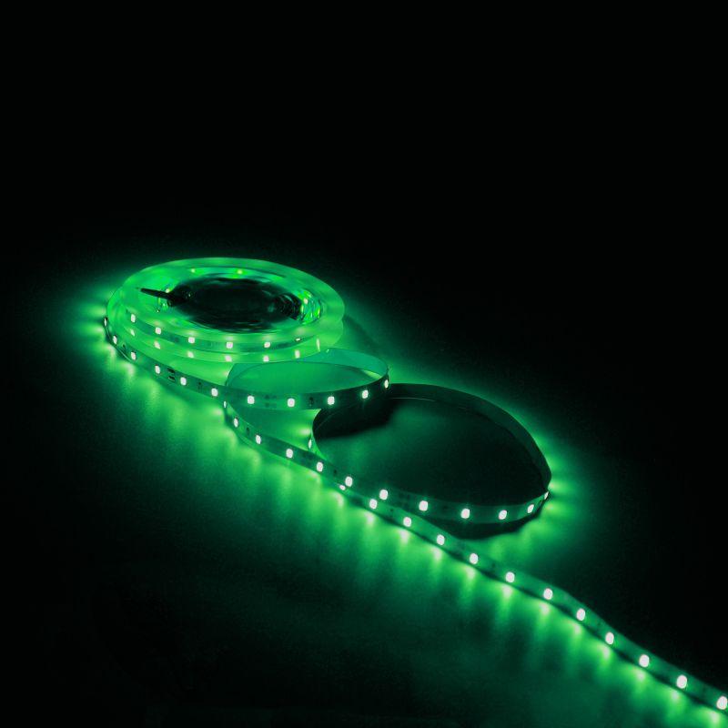 Лента светодиодная LEDх60/м 5м 4.8w/м 12в.IP20 зеленый Elementary Gauss (355000605)