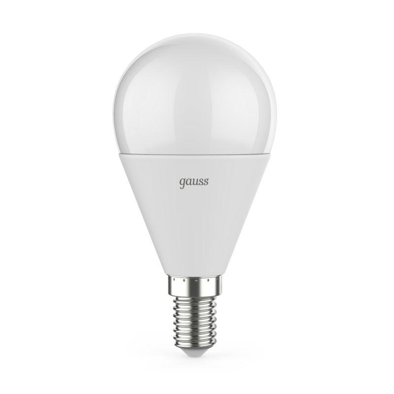 Лампа светодиодная LED 7 Вт 590 Лм 4100К белая Е14 Шар диммируемая Black Gauss (105101207-D)