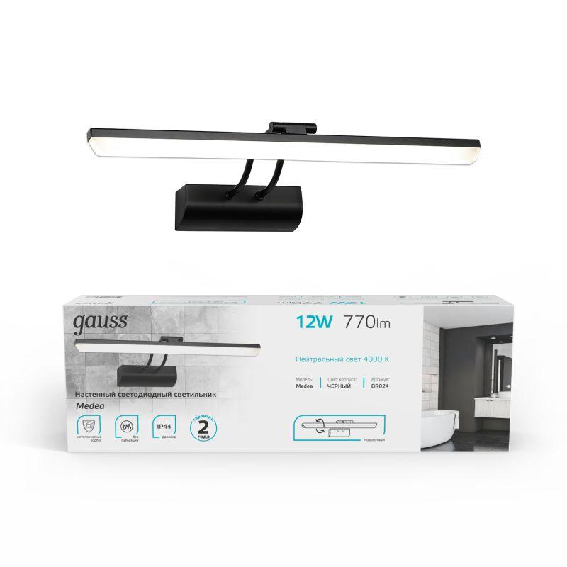 Светильник светодиодный настенный ДПБ-12 Вт 700 Лм 200-240 В 550 мм LED акцентный BR024 Medea Gauss (BR024)