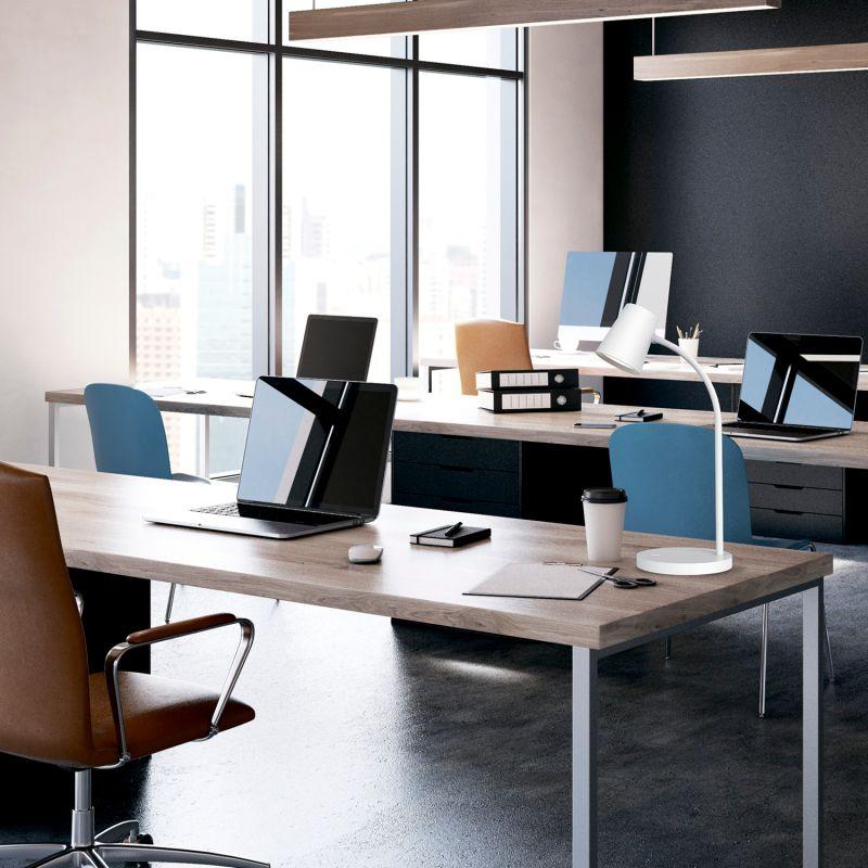 Светильник настольный LED 8 Вт 600 Лм 4000K белый диммируемый модель GTL603 170-265 В Qplus Gauss (GT6031)