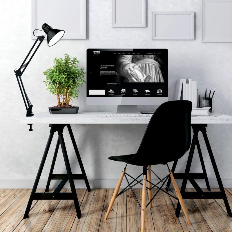 Светильник настольный 60 Вт E27 черный струбцина модель GTL001 220-240 В Gauss (GT0012)