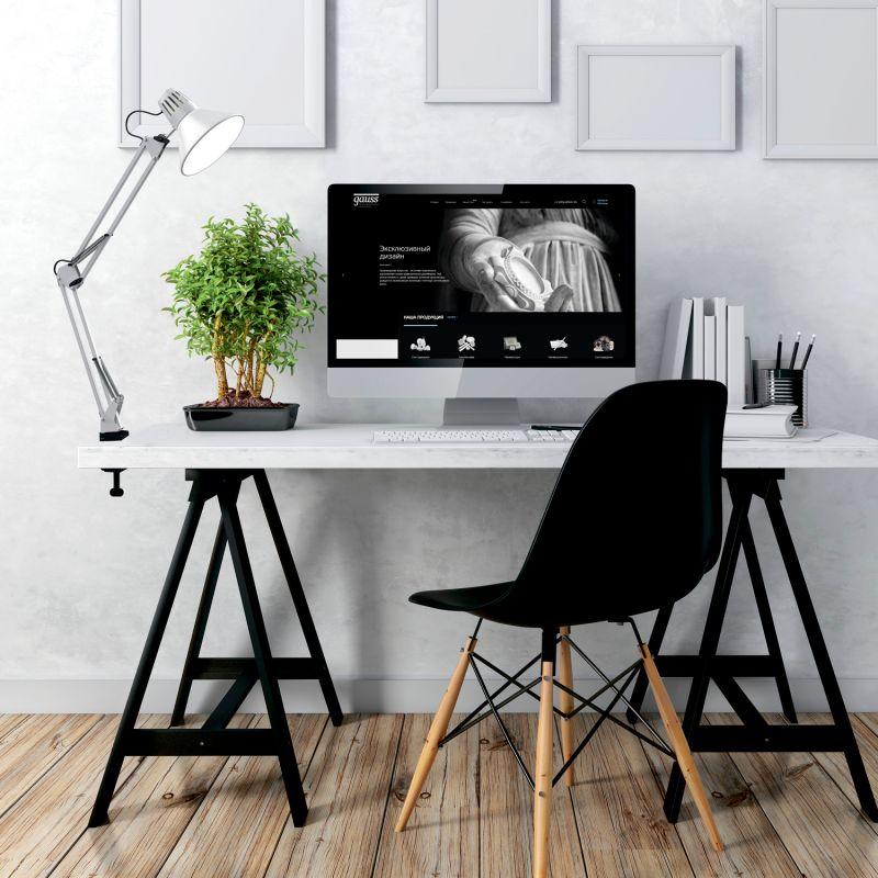 Светильник настольный 60 Вт E27 белый струбцина модель GTL001 220-240 В Gauss (GT0011)