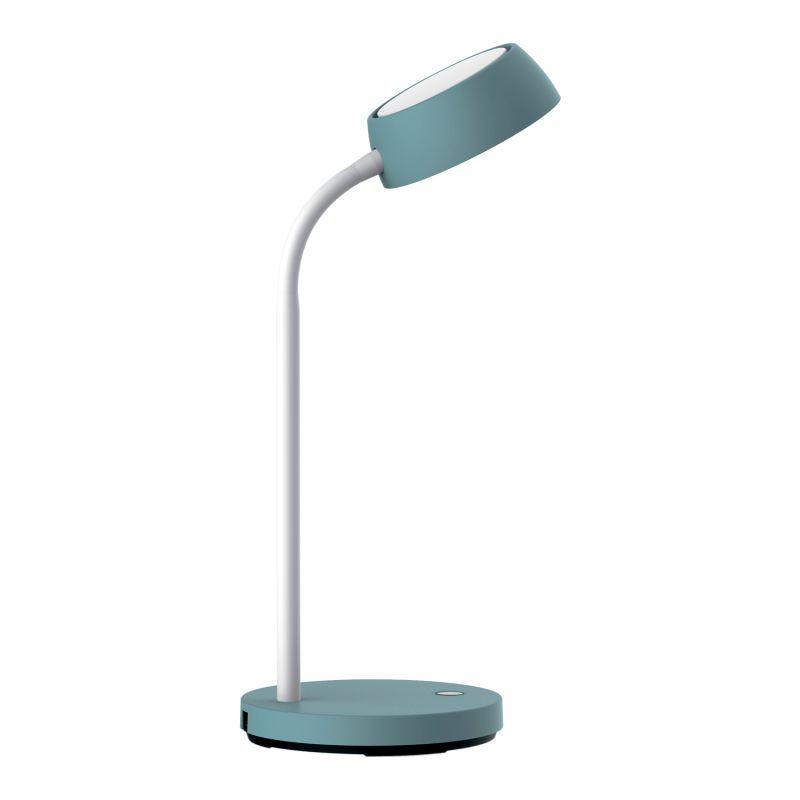 Светильник настольный LED 8 Вт 600 Лм 4000K бирюзовый диммируемый модель GTL602 170-265 В Qplus Gauss (GT6023)