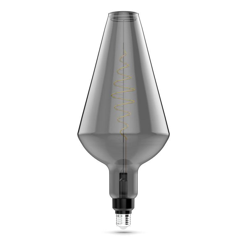 Лампа светодиодная LED 8.5 Вт 165 Лм 1800К теплая Е27 Vase gray flexible Filament Gauss (180802005)